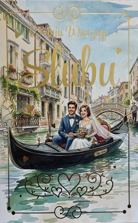 Karnet Ślub - Romantyczna Wenecja