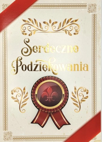 Karnet 3K Podziękowania