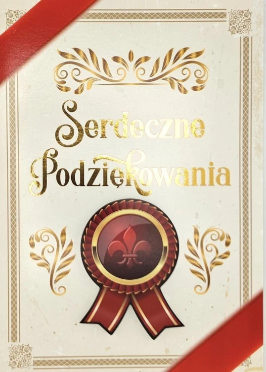 Karnet 3K Podziękowania
