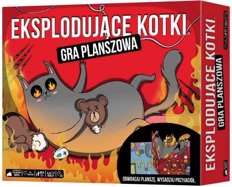 Eksplodujące Kotki: Gra planszowa REBEL, Rebel