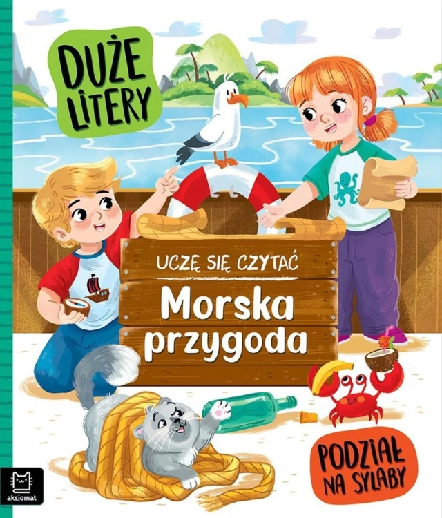 Uczę się czytać. Podział na sylaby. Morska...