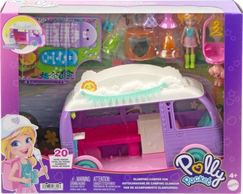 Polly Pocket. Kamper z laleczką, Mattel