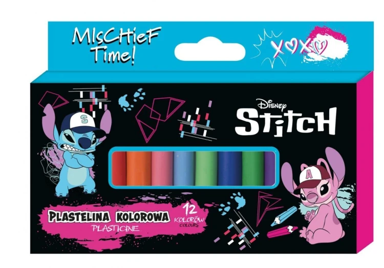 Plastelina Stitch Black 12 kolorów, Beniamin
