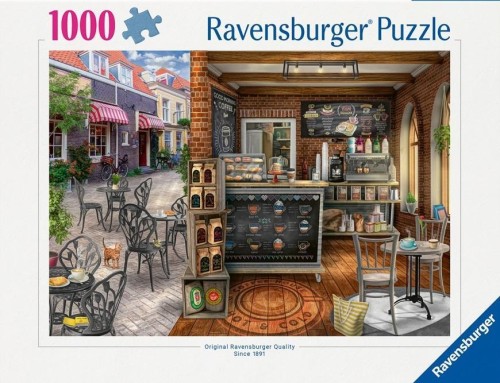 Puzzle 1000 Urocza Kawiarnia, Ravensburger