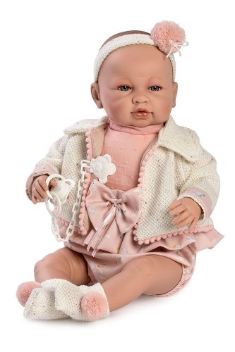 Lalka hiszpańska bobas Sara płacze i mówi 45cm