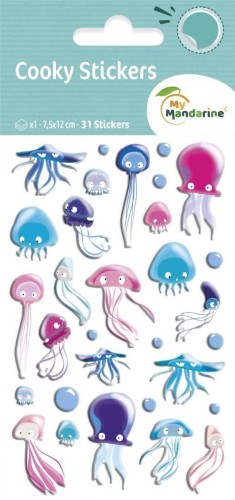 Naklejki 3D Meduzy, Clairefontaine