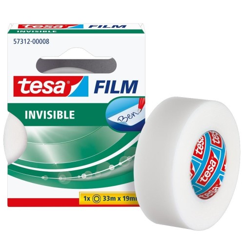 Taśma biurowa Invisible mleczna 33m x 19mm, Tesa