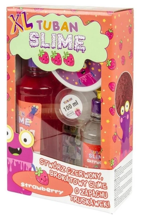 Zestaw Super Slime XL - Truskawka TUBAN, Tuban