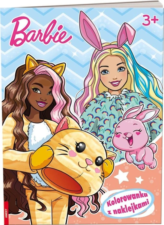 Barbie Kolorowanka z naklejkami, praca zbiorowa