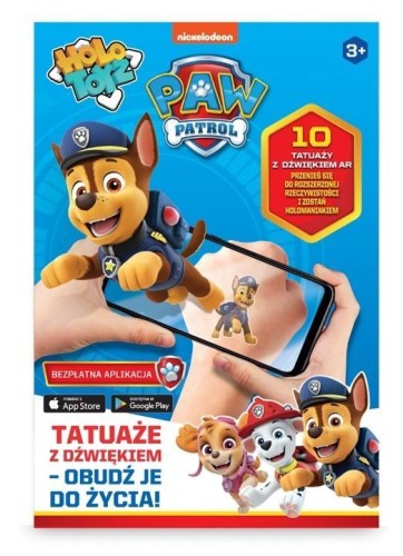 Tatuaże dla dzieci AR Psi Patrol, HoloToyz