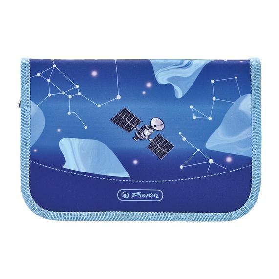 Piórnik 2 klapki z wyposażeniem Cosmis Explorer
