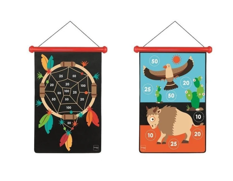 Rzutki magnetyczne rozmiar L Indianie, Scratch