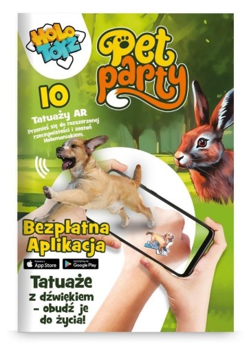 Tatuaże dla dzieci AR Pet Party, HoloToyz
