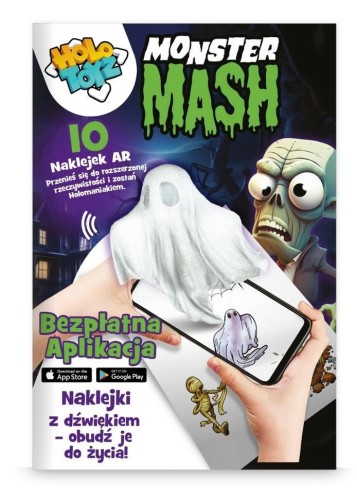 Naklejki dla dzieci AR Monster Mash, HoloToyz