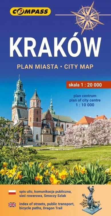 Kraków - Plan miasta 1:20 000 w.2026