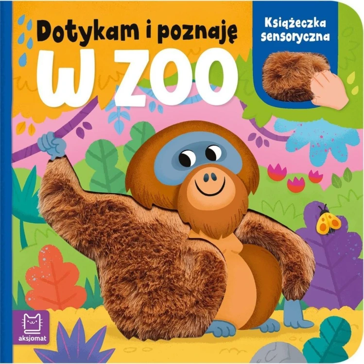 Dotykam i poznaję. W zoo. Książeczka sensoryczna