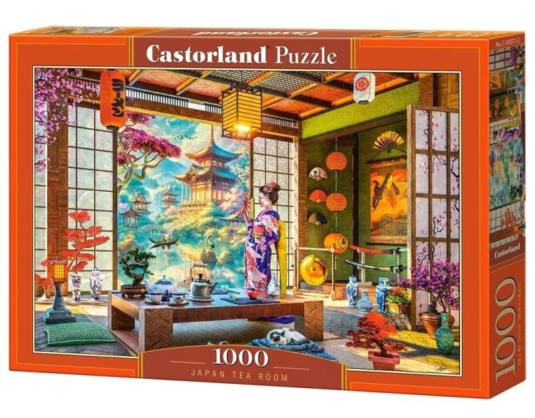 Puzzle 1000 Japan Tea Room CASTOR, Castorland