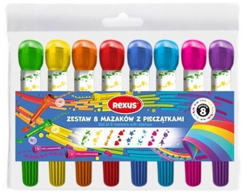 Mazaki z pieczątkami 8szt, Beniamin