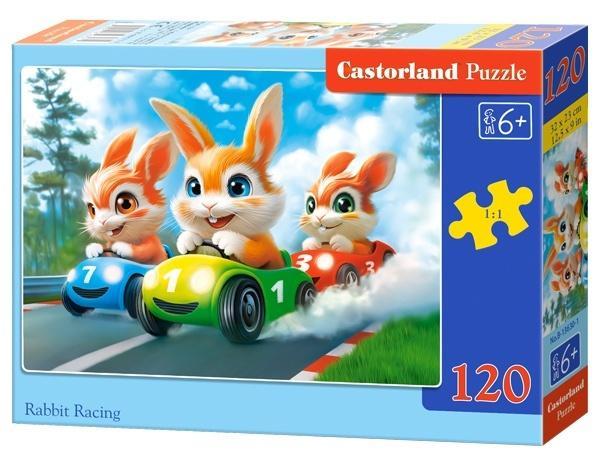 Puzzle 60 Rabbit Racing CASTOR, Castorland