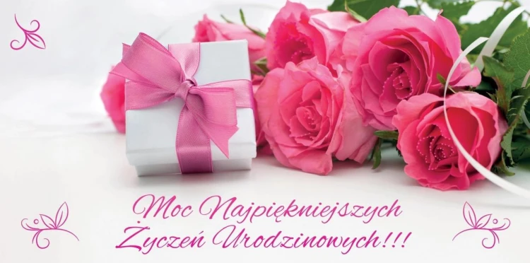 Karnet Flowers Urodziny wzór nr 7
