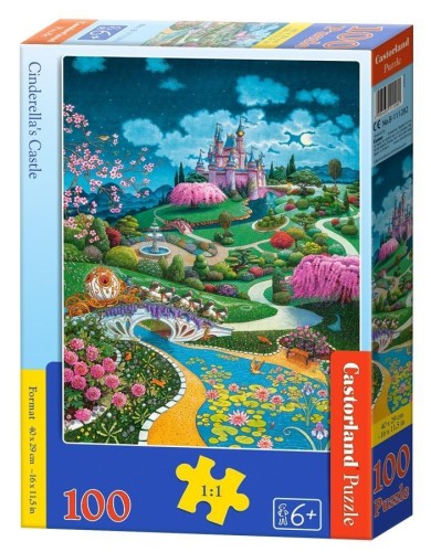 Puzzle 100 Cinderella's Castle CASTOR, Castorland