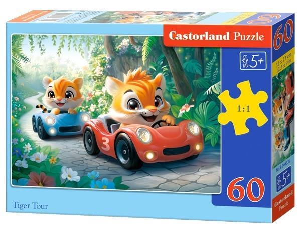 Puzzle 60 Tiger Tour CASTOR, Castorland
