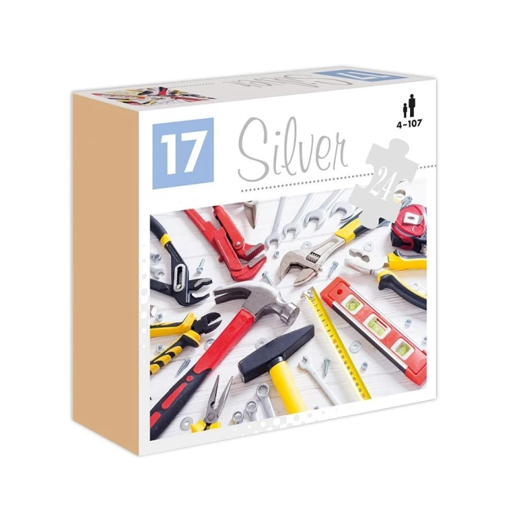 Puzzle 24 Narzędzia Silver ALEX, Silver