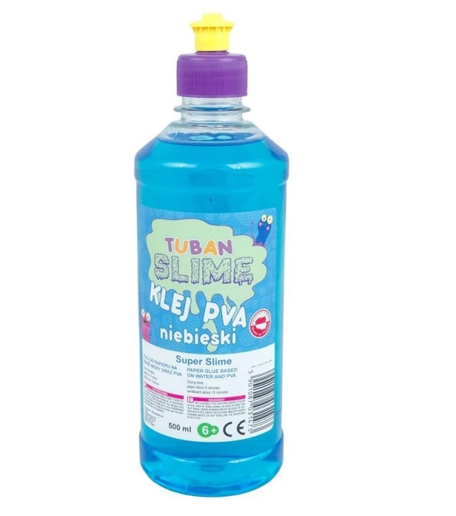 Klej niebieski PVA 500ml TUBAN, Tuban