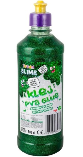 Klej brokatowy zielony PVA 500ml TUBAN, Tuban