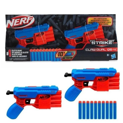Nerf Alpha Strike Claw Dual QS-4, HASBRO