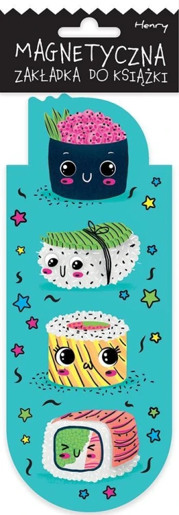 Zakładka magnetyczna owal Sushi, Henry