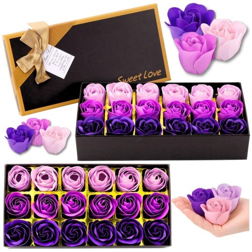 Flower Box Wieczne Pachnące Róże 18szt, Leantoys