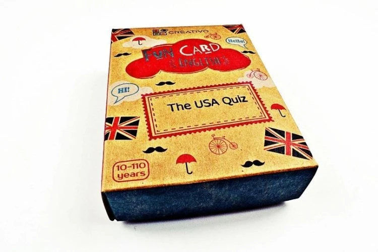 Fun Card English The USA Quiz CREATIVO, Creativo