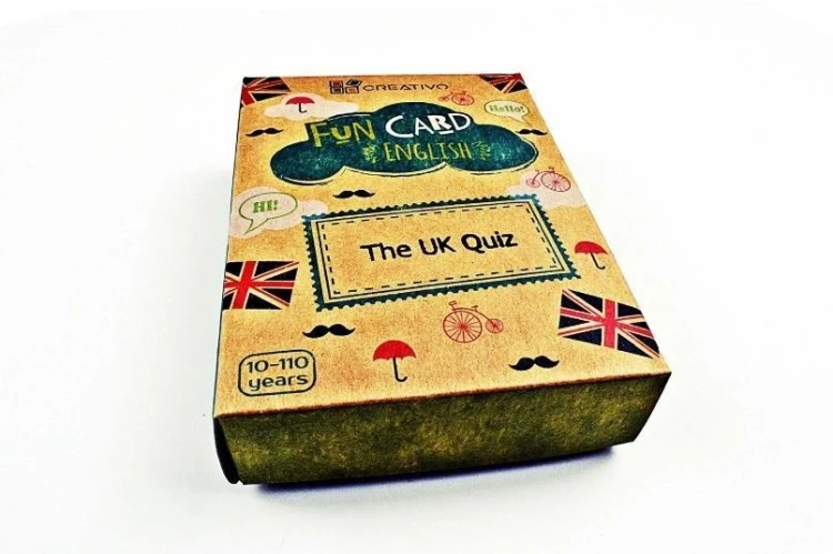Fun Card English The UK Quiz CREATIVO, Creativo