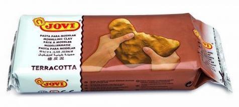 Pasta modelarska terracotta 500g JOVI, JOVI