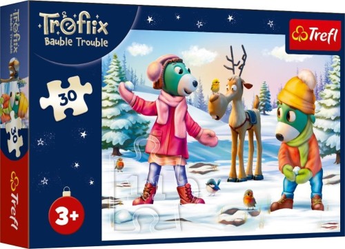 Puzzle 30 Świąteczny czas Trefilków TREFL, Trefl