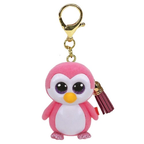 Mini Boos zawieszka różowy pingwin - Glider, TY