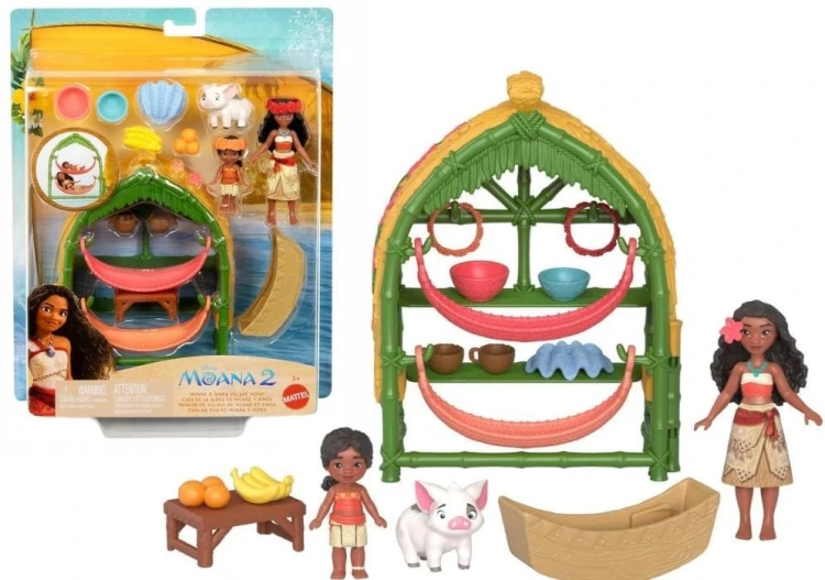Figurki Disney Vaiana Osada zestaw, Mattel