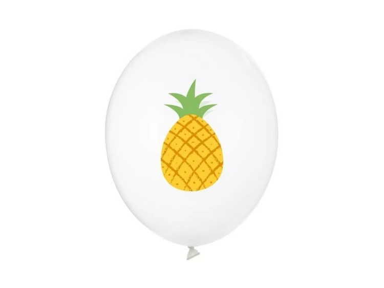 Balony Ananas Crystal Clear 30cm 50szt
