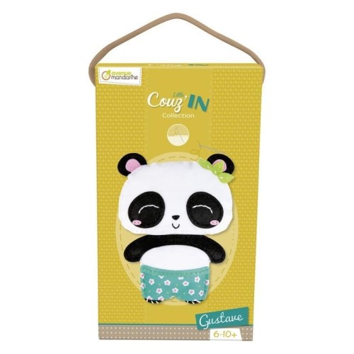 Maskotka do szycia Panda Gustave, Clairefontaine