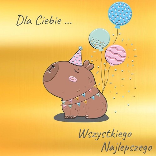 Karnet KW Kapibara dla ciebie