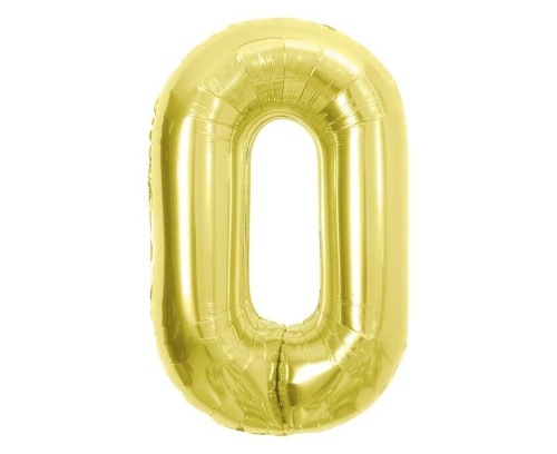 Balon foliowy B&C 0 Light gold 85cm