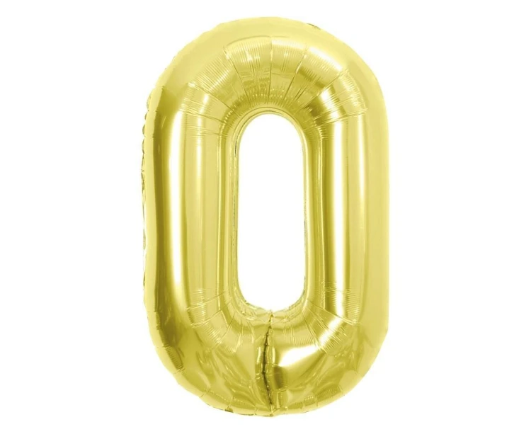 Balon foliowy B&C 0 Light gold 85cm