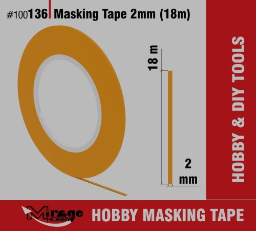 Modelarska taśma maskująca 18m