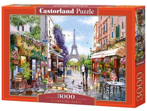 Puzzle 3000 Fowering Paris CASTOR, Castorland