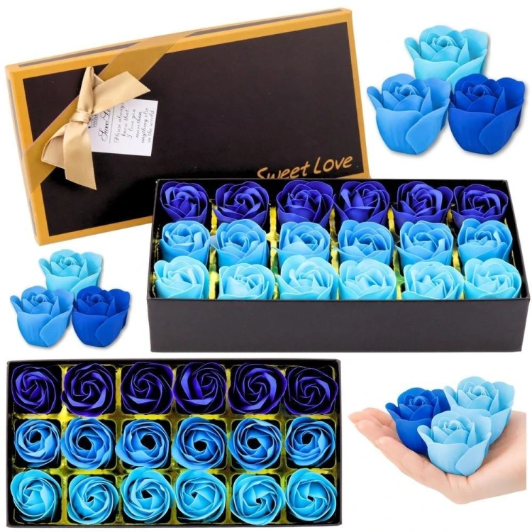 Flower Box Wieczne Pachnące Róże 18szt, Leantoys