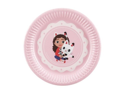 Talerzyki Koci Domek Gabi 18cm 6szt