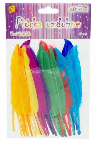 Piórka 15cm 40szt, Aliga