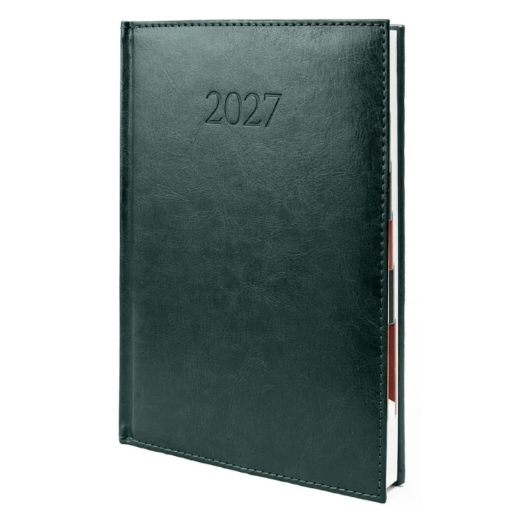 Kalendarz 2027 B5 Agenda Dzienny Zielony