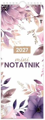 Kalendarz 2027 notatnikowy 33x12,5cm Harmonia